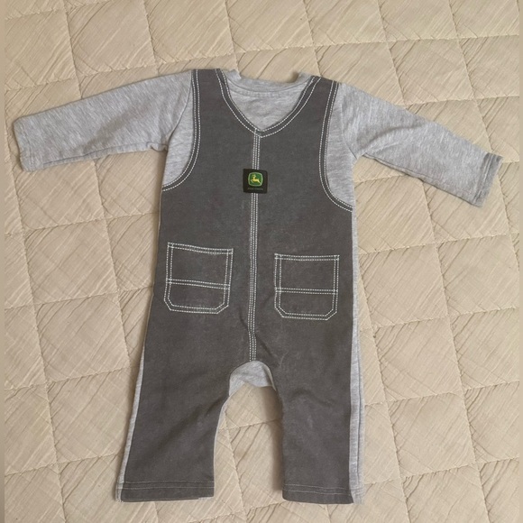 John Deere Overall Onesie 3-6m - Picture 3 of 5